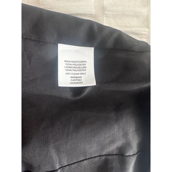 Halogen Womens Textured Pencil Skirt Size 12 Blue/Black Polyester - Picture 7 of 9